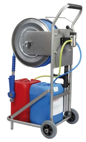 Hovedbilde Kjemitralle med injektor og slangetrommel ...