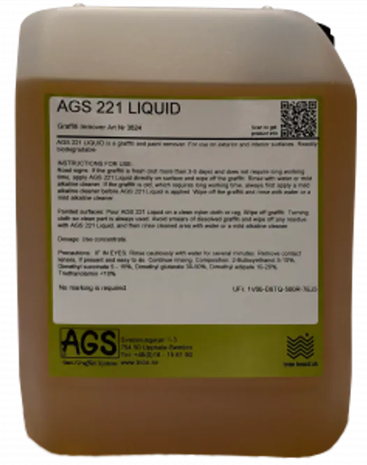 Hovedbilde AGS 221 Tynn Graffitifjerner 5L
