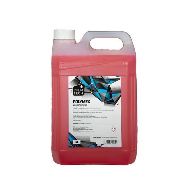 Hovedbilde Polymex - Shampoo m/voks 5 L